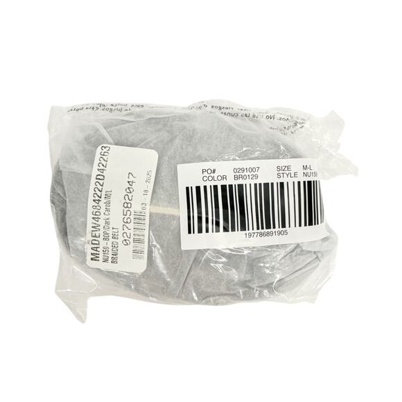 MADEWELL Braided Belt in Dark Carob M-L - Picture 14 of 14